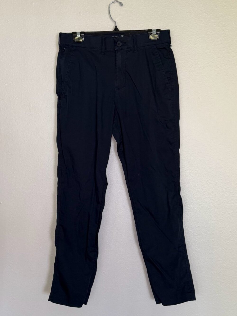 Abercrombie & Fitch Athletic Skinny Stretch Chino Pants Mens 30x32 Navy Blue